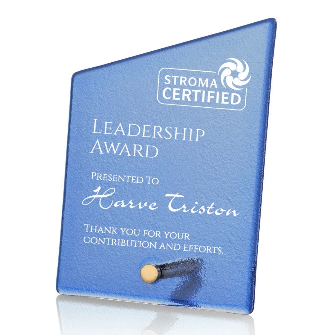 Atchison Blue Slant Award - Gold 2
