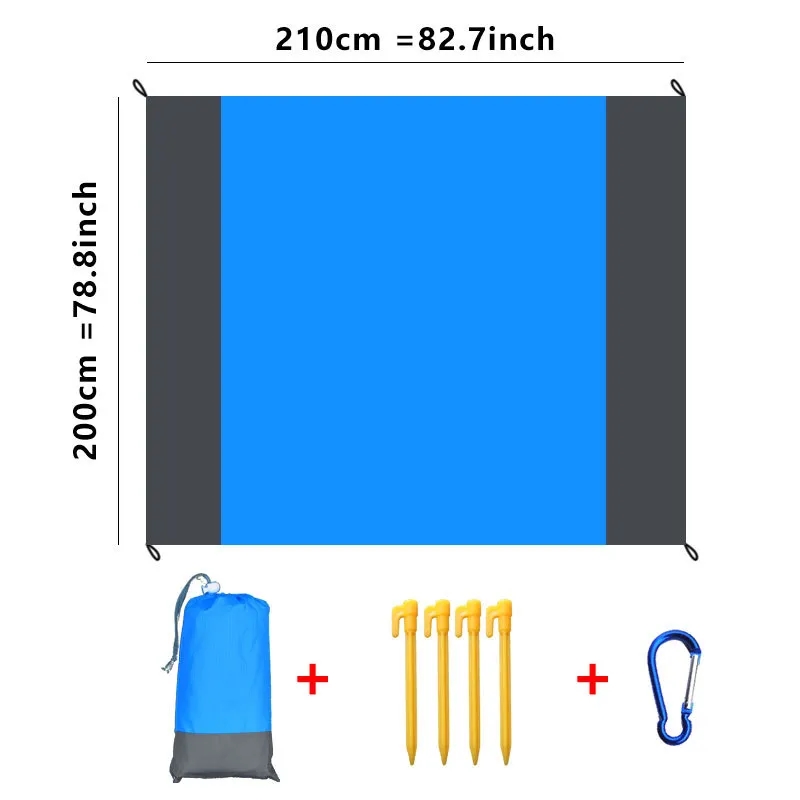 Polyester Five-Piece Picnic Beach Mat 2
