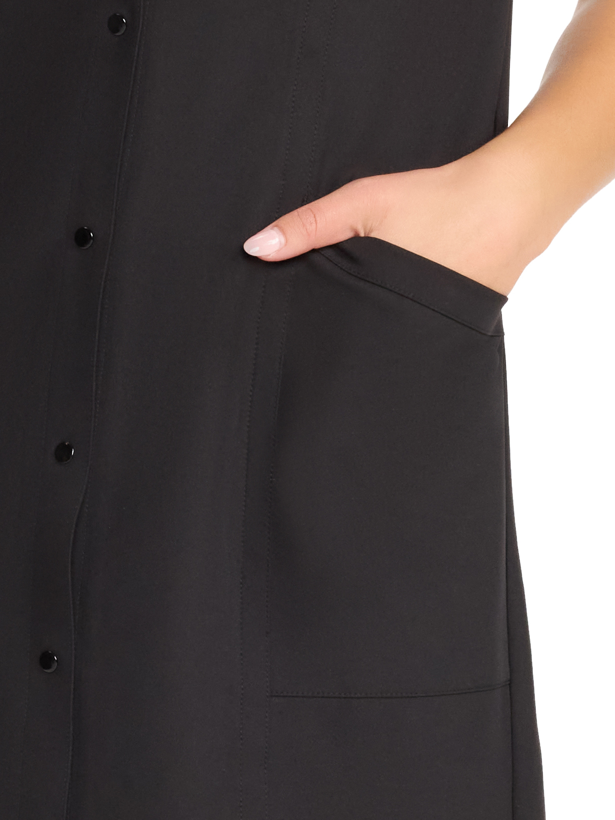 Cherokee - WW Originals Ultra - Women's 2-Pocket Button Front Dress 5