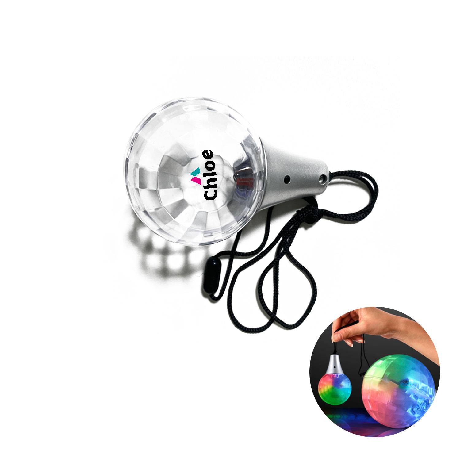 LED Disco Ball Necklace 1