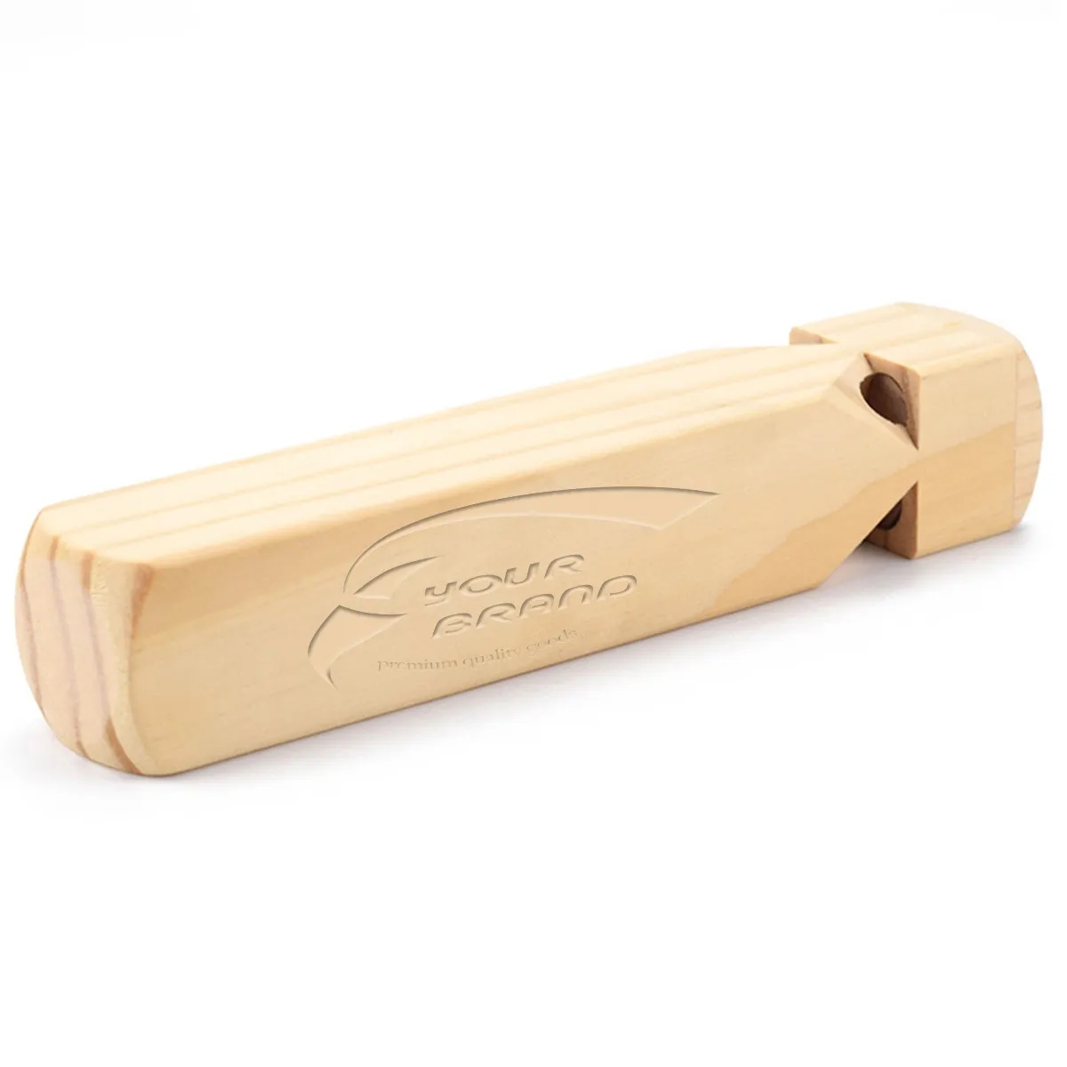 Party Cheering Prop Educational Wood Train Whistle 1