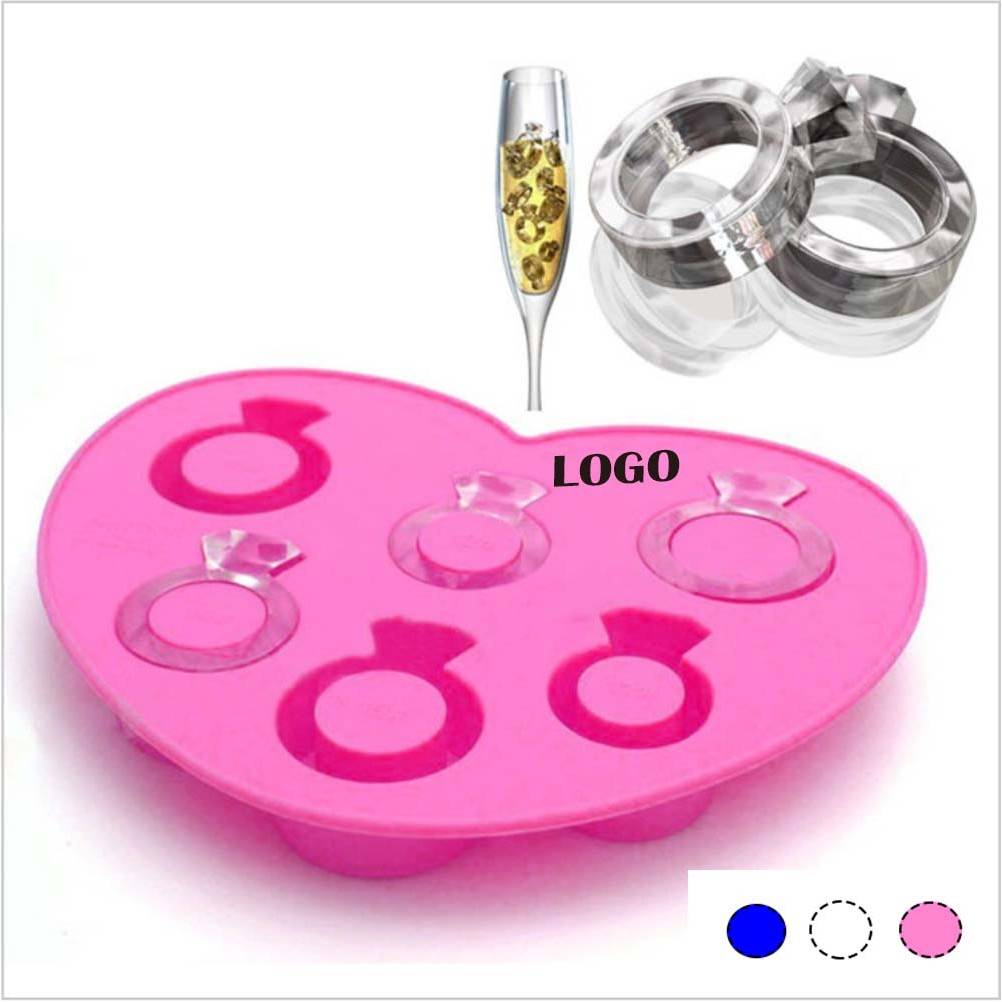 Heart Shaped Silicone Ice Finger Ring Mold 2