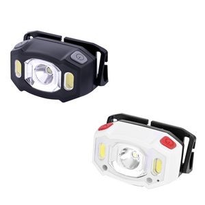 White Sensitive Head Flashlight 7