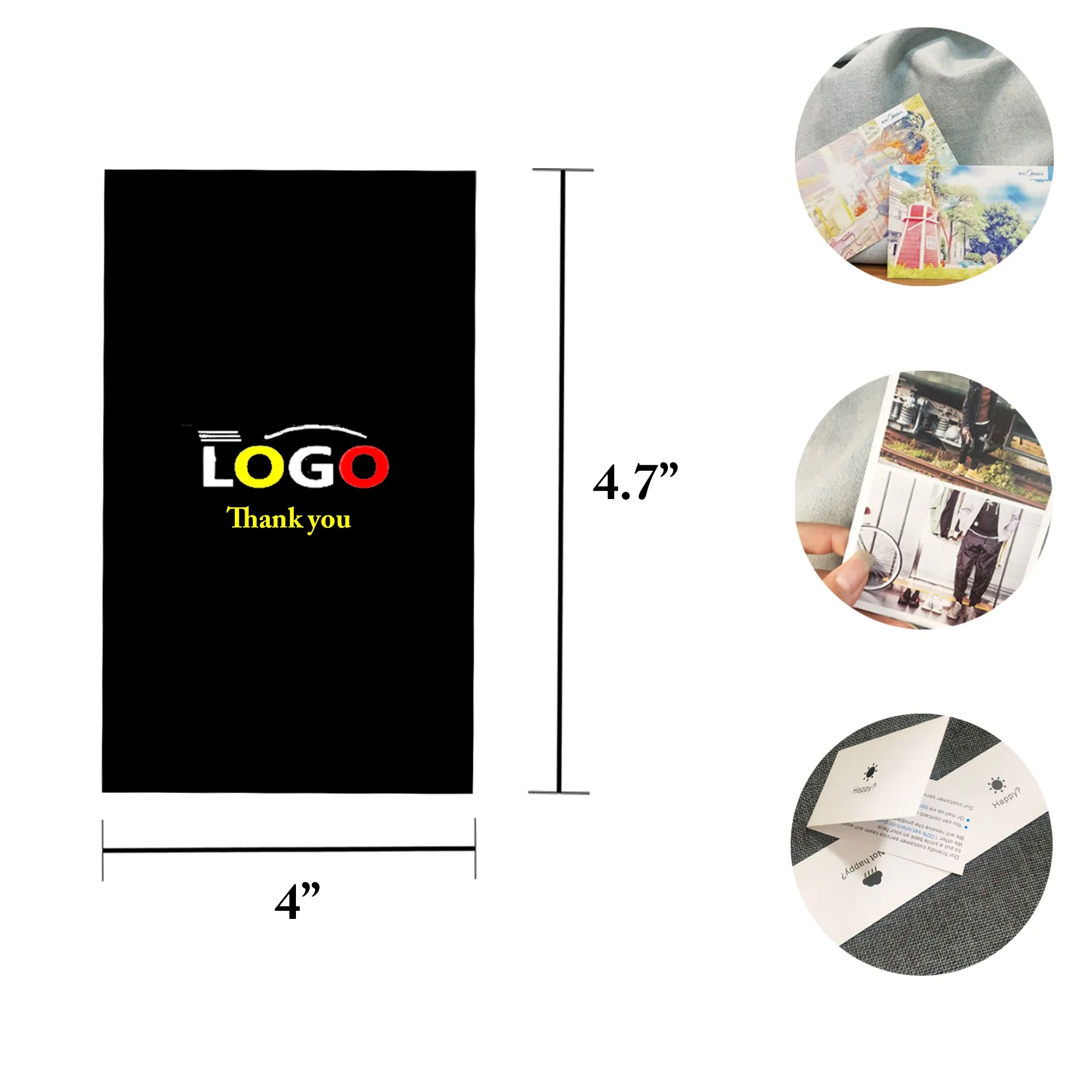 MOQ100 Custom Cards Greetings Thank You Scratch After sales 4