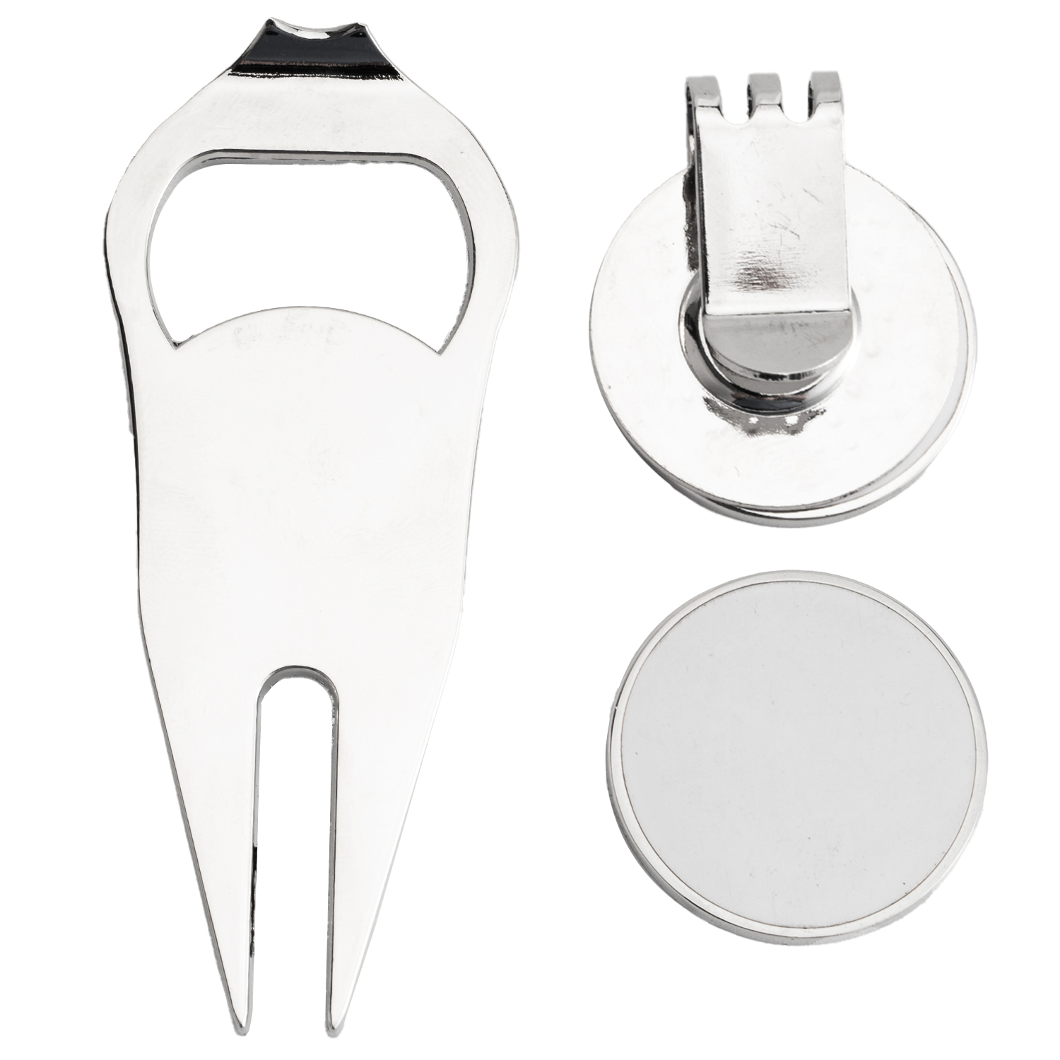 TiTUS® 3-in-1 Golf Tool Set - Divot Tool, Ball Marker & Cap Clip 2
