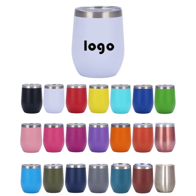 12oz Eggshell Shape Stainless Steel Insulated Mug 2