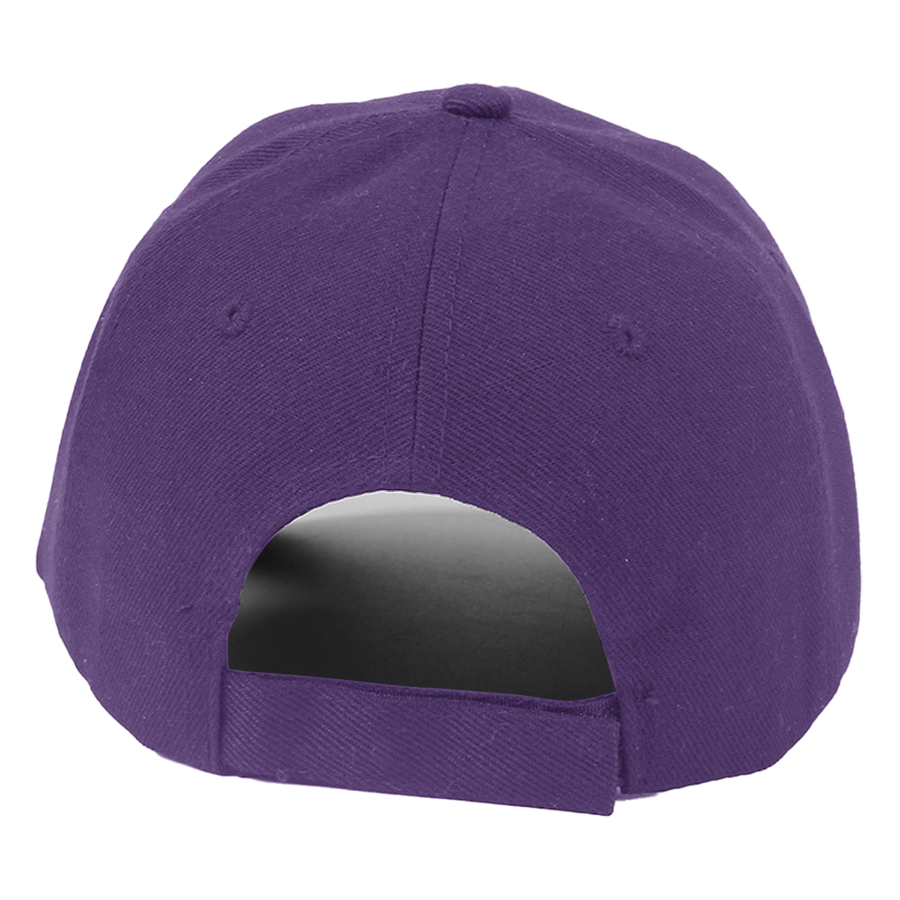 Stock Solid Color Polyester 6-Panel Cap 6