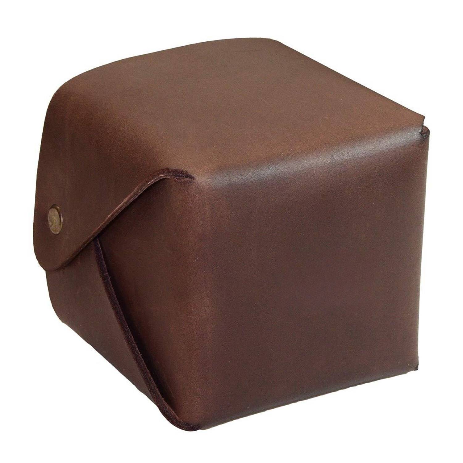 Genuine Leather Square Desk Organizer 6