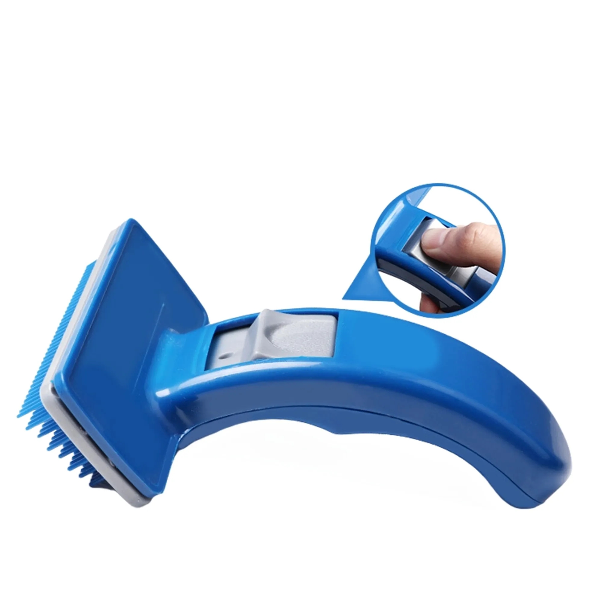 Small Self Cleaning Pet Grooming Shedding Brush 4