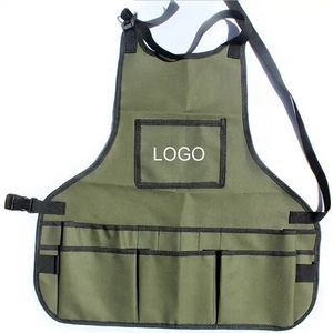 600 Denier Poly Waterproof Garden Apron with Pockets 4