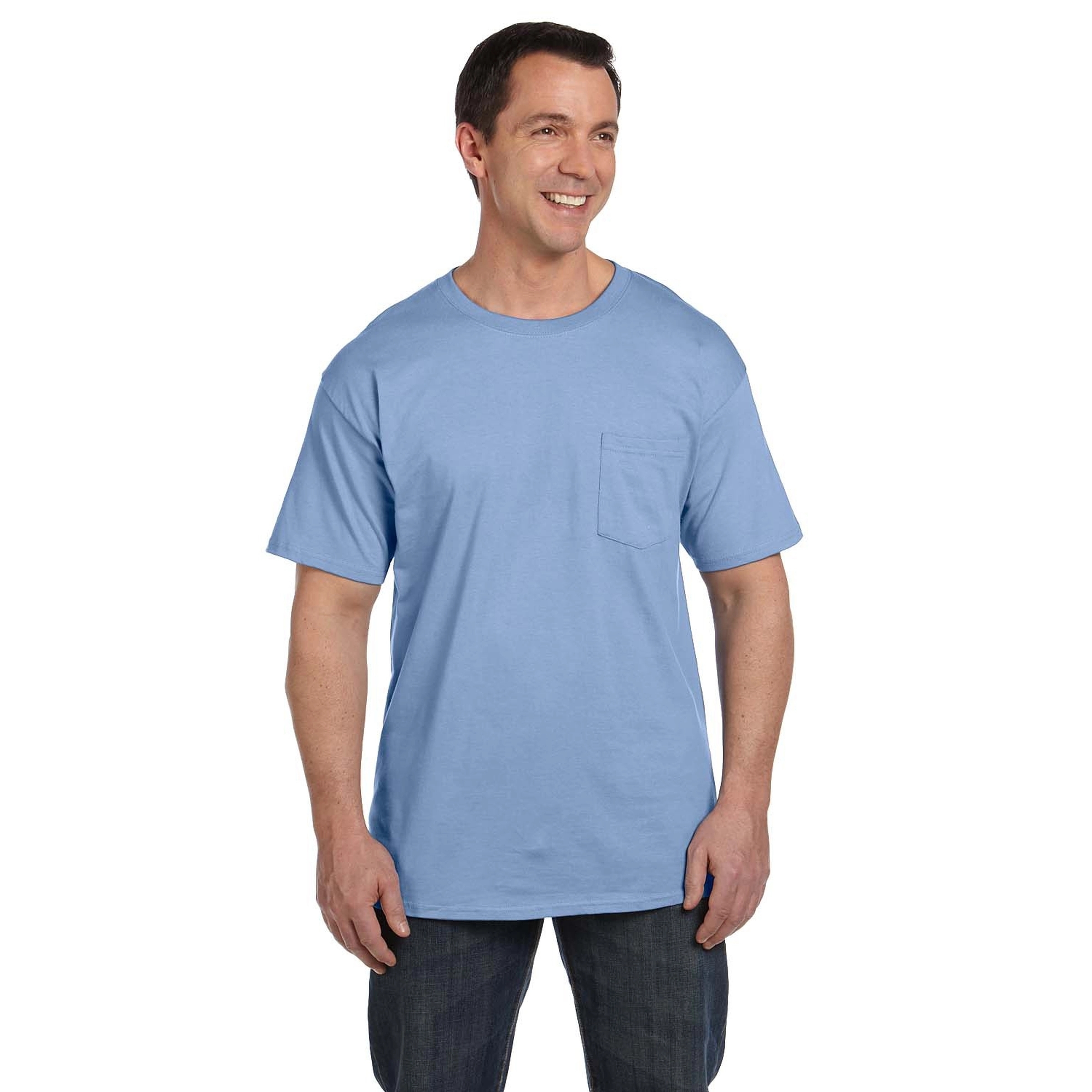Hanes Adult 6.1 oz Beefy-T with Pocket 5