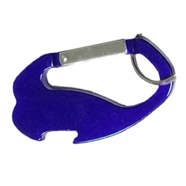 4-In-1 Jumbo Size Carabiner/Bottle Opener/Key Chain/Compass 2
