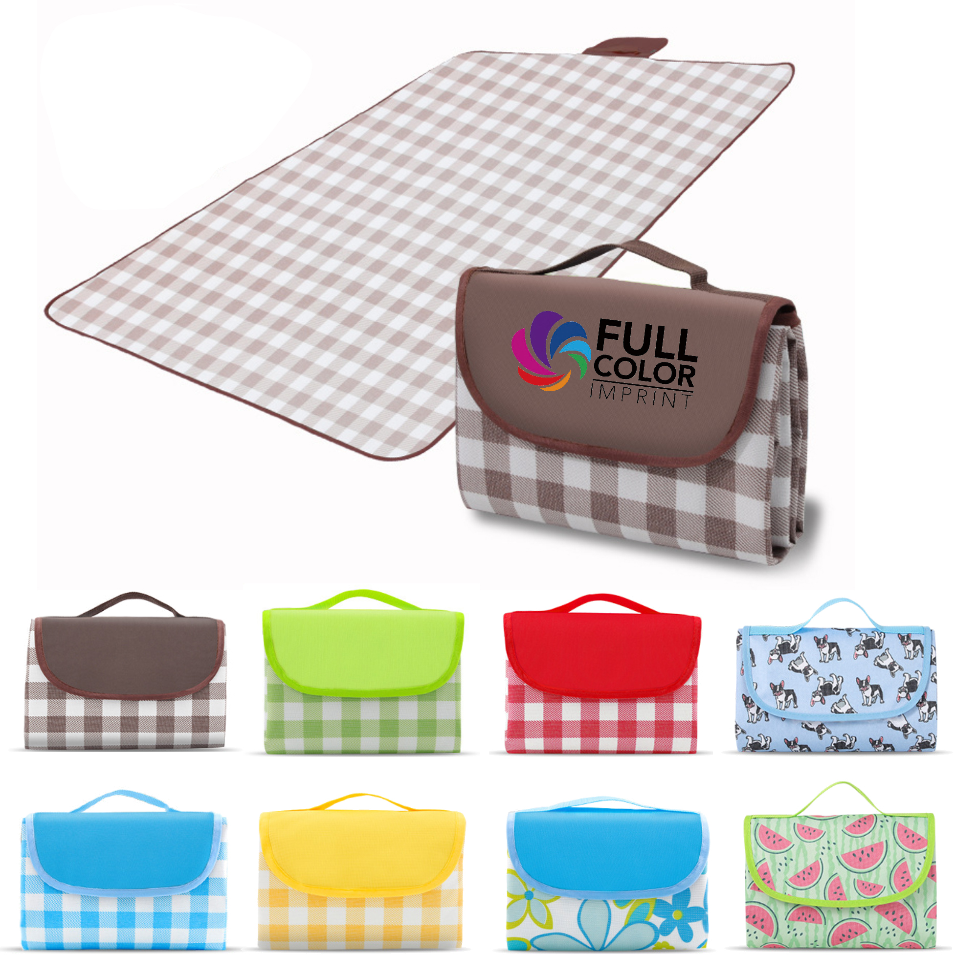 Full Color Oxford Cloth Picnic Mat with Mesh MOQ 50 2