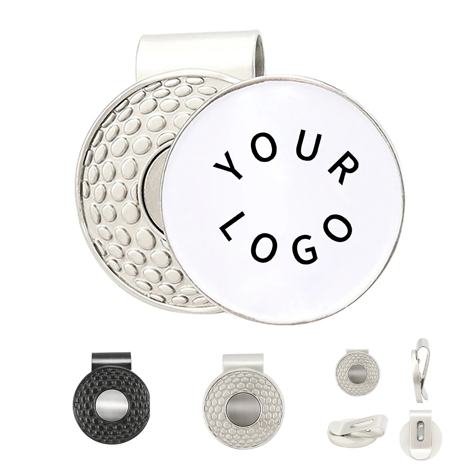 Magnetic Golf Hat Clip with Ball Marker 2