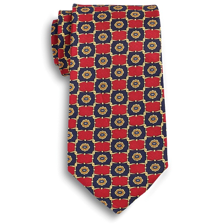 Custom Wet Dyed Silk 7 Fold Tie 2