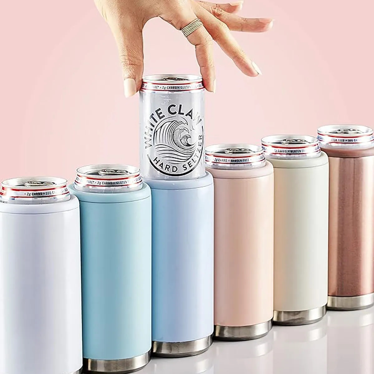 12Oz Stainless Steel Cup Sleeve Insulated Drink Holder 5