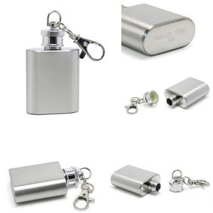 Mini Liquor Flask with Keychain 2