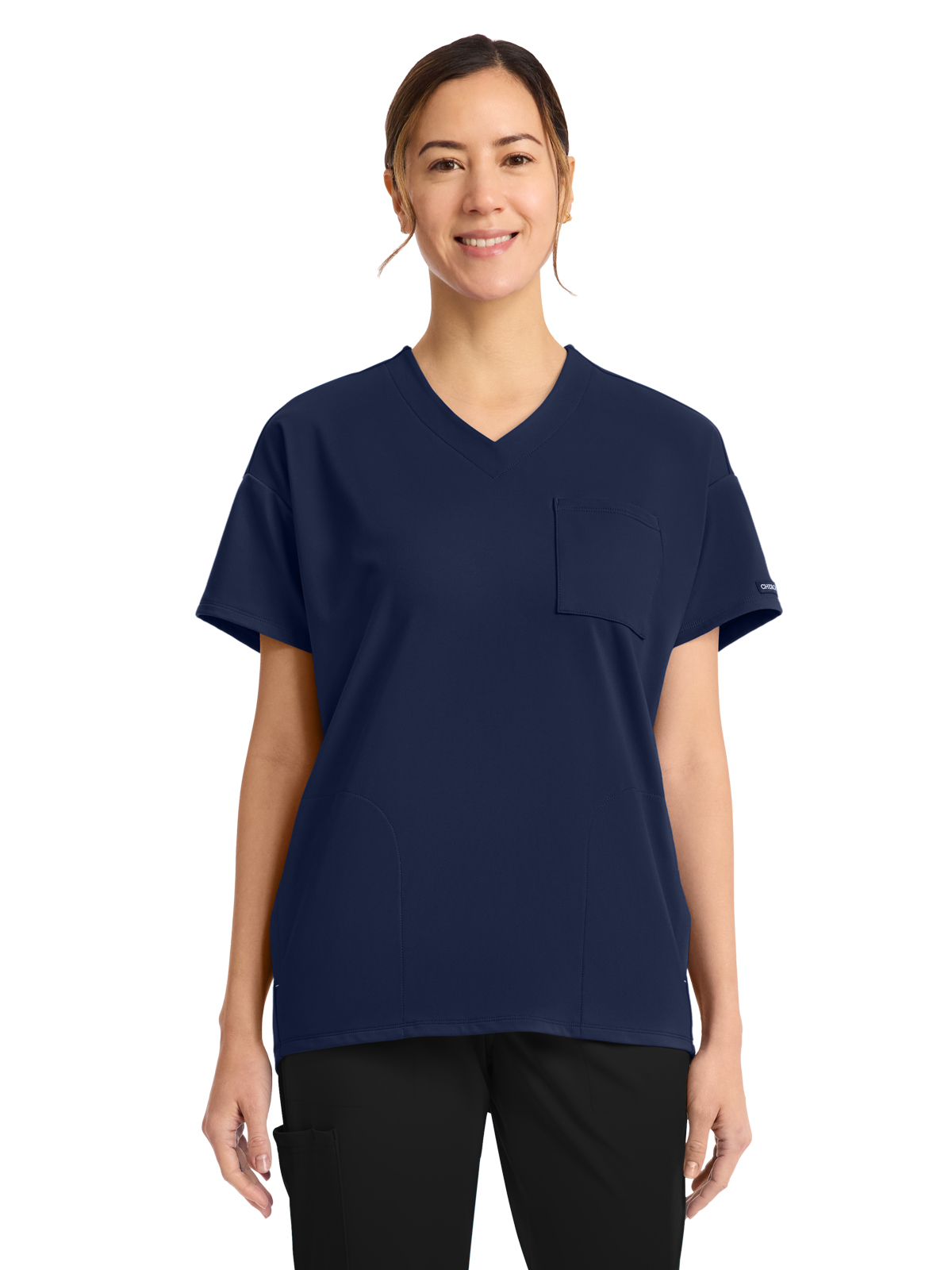 Cherokee - Cherokee Achieve - Women's 3-Pocket V-Neck Tunic Top 9