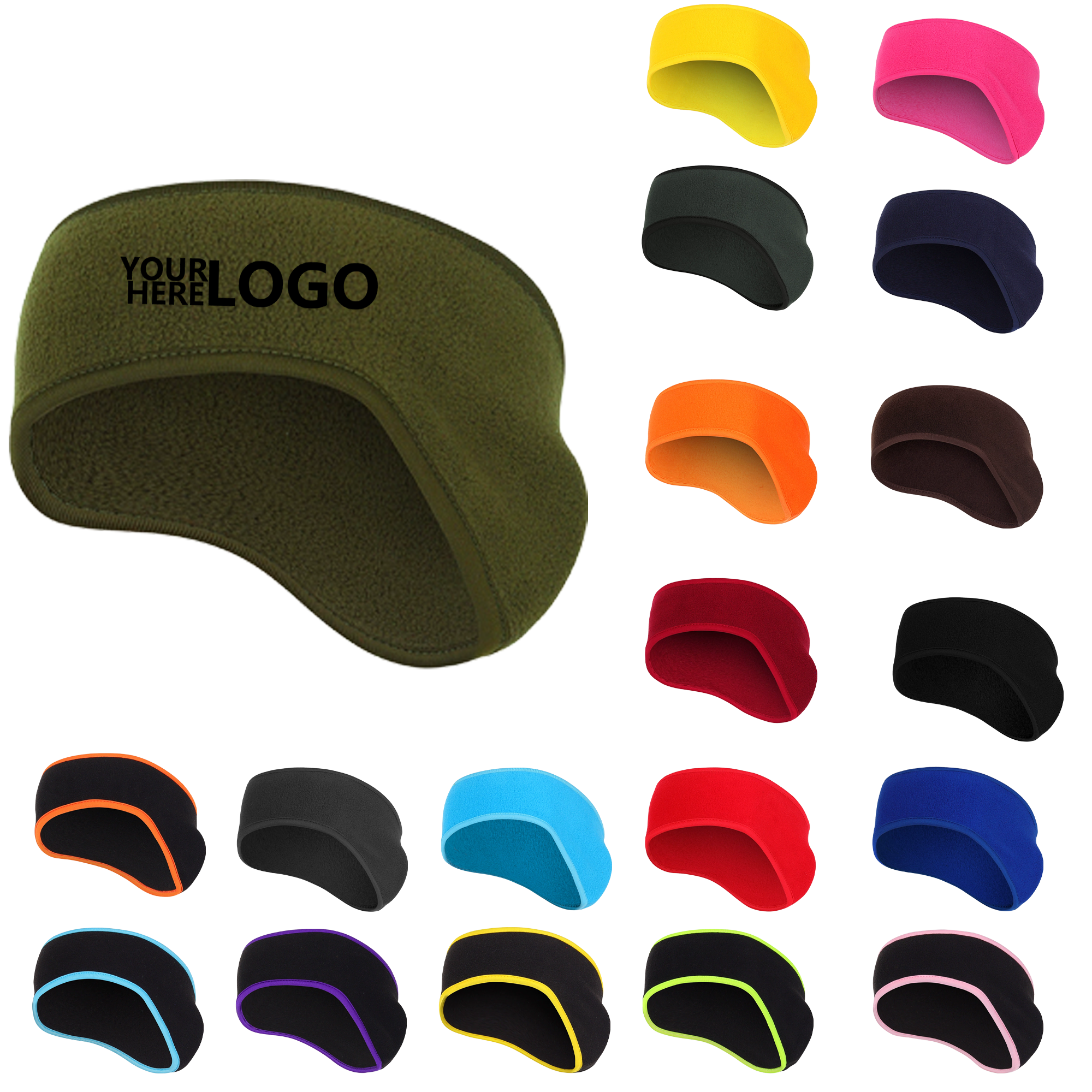 Spandex/Lycra Sports Headband 2