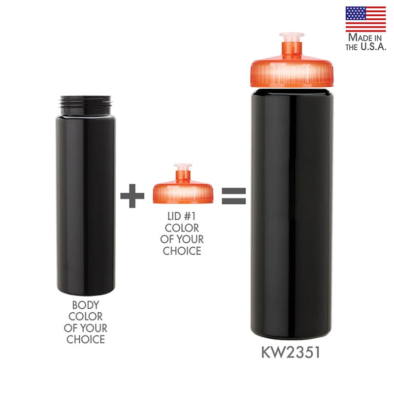 Newport 25 oz. PET Bottle with Pull Spout Lid 8