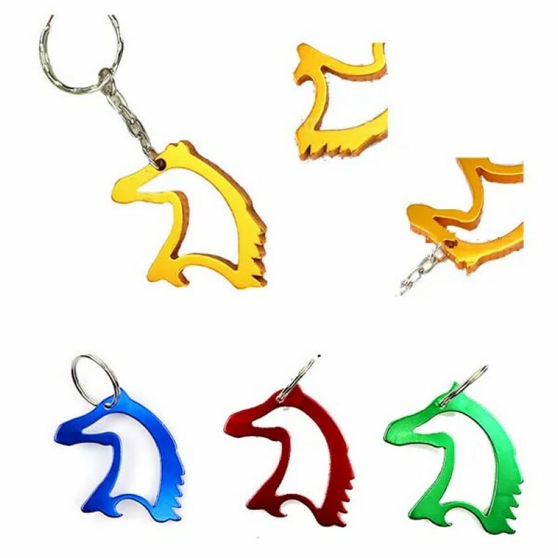 Horse Head Bottle Opener w/ Key Ring
