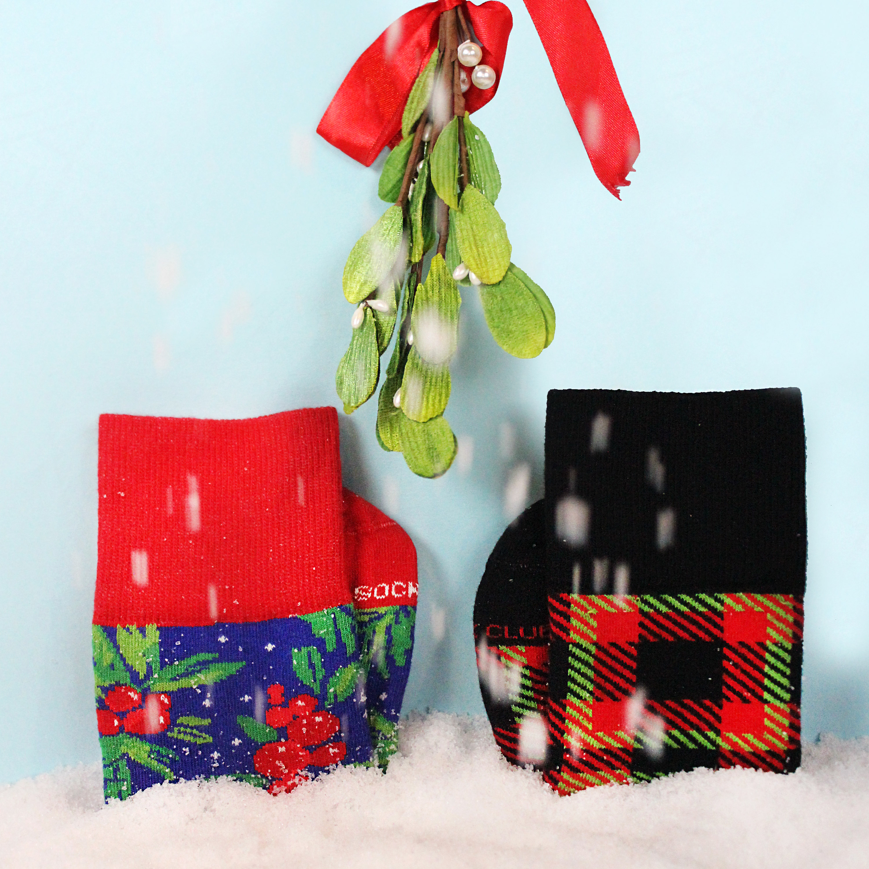 Patterned Christmas Socks - Festive Designs for Holiday Cheer - American Made 1