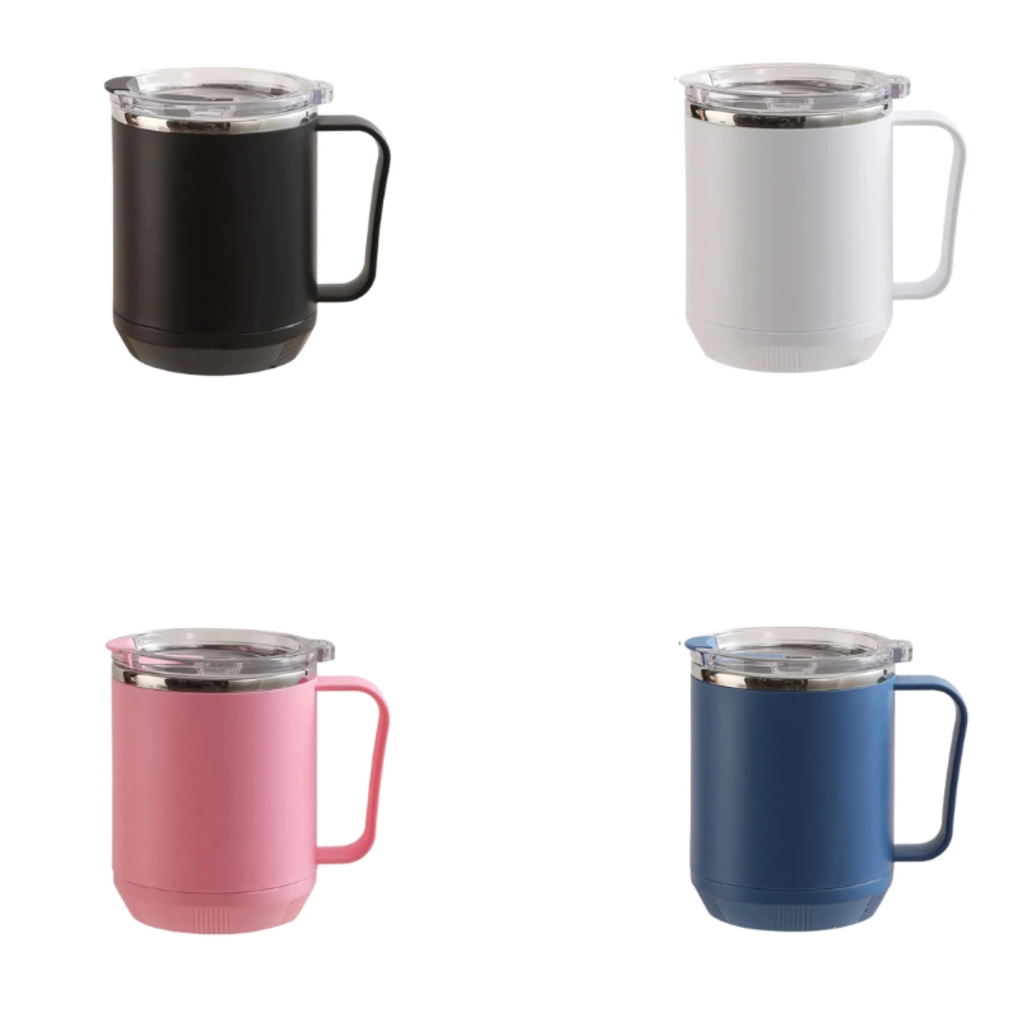 Steel Double Layer Heatable Insulated Mug Free Shipping 4