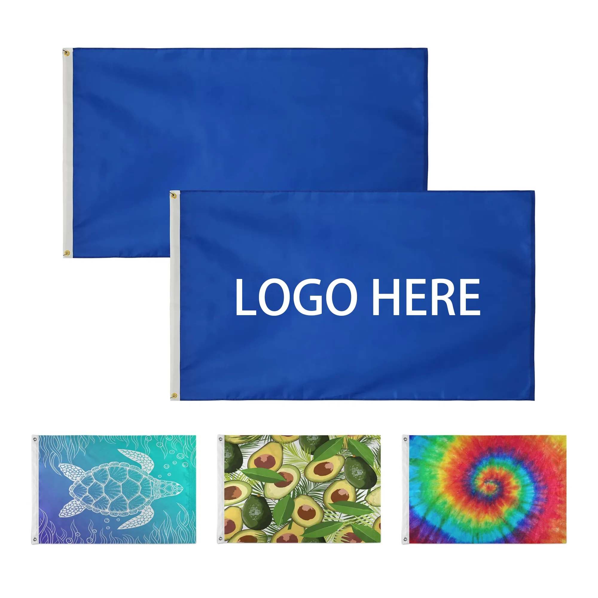 3' x 5' Full Color Single SidedFlags Banner 3