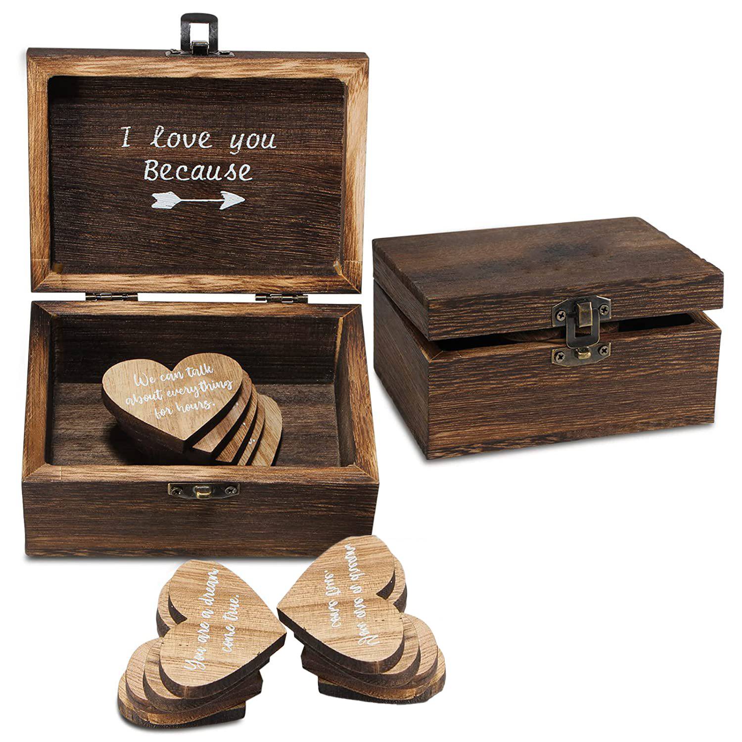 Wooden Love Gift W/ Quotes Printed 4