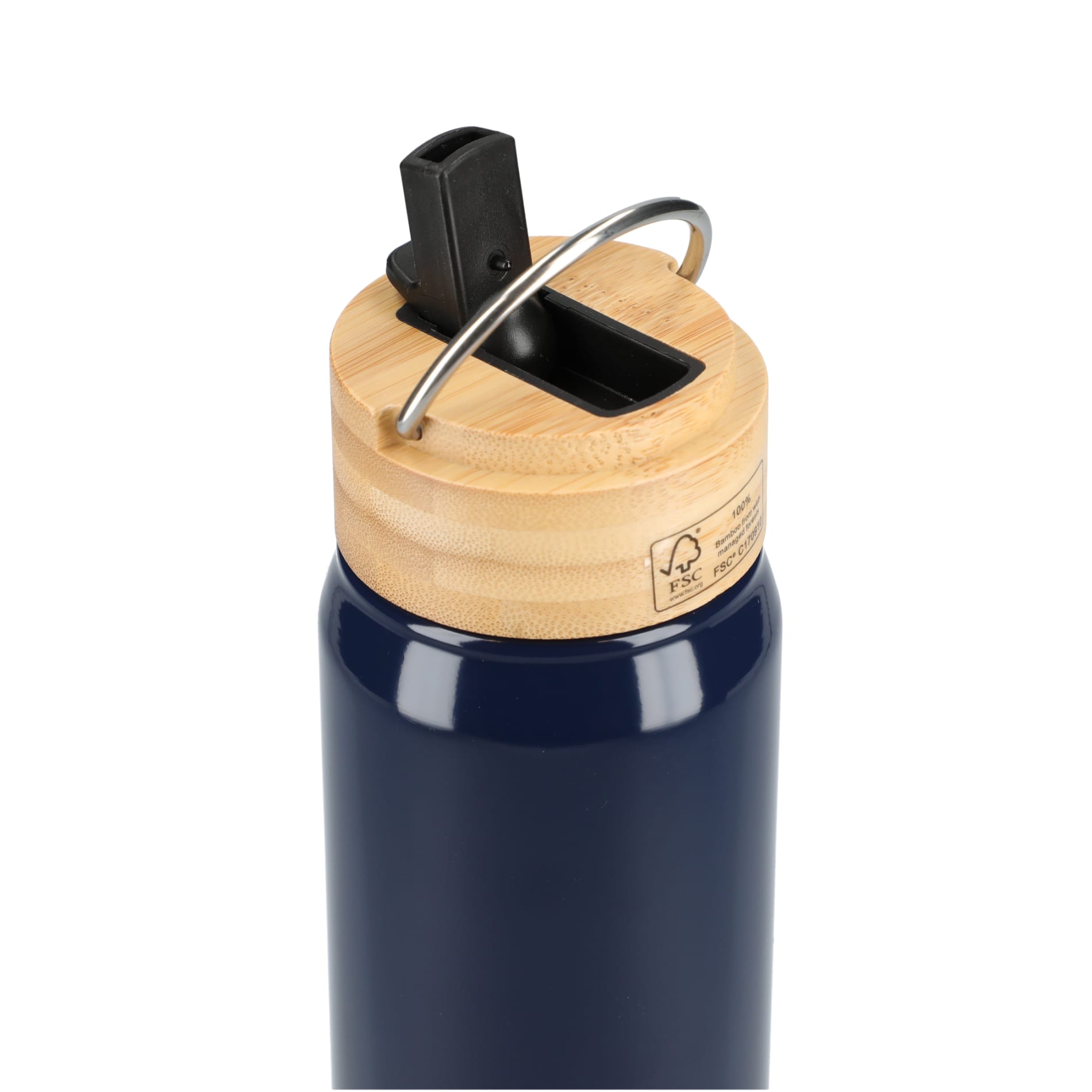 Billy 26oz Aluminum Bottle w/ FSC® Bamboo Lid 174