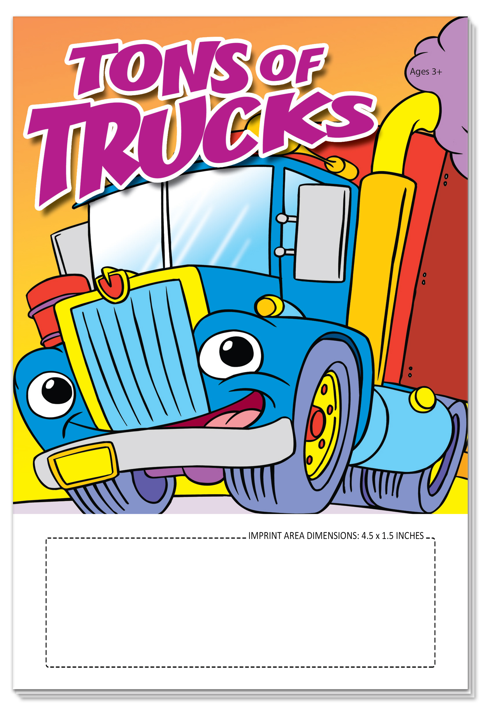 ACTIVITY PAD - Tons of Trucks Activity Pad 4