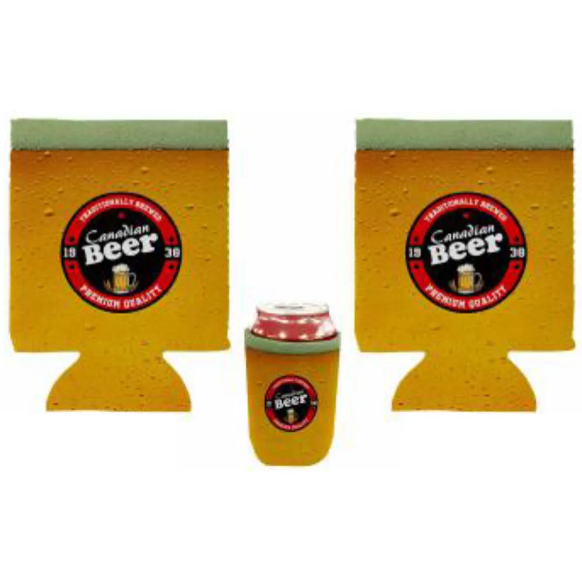 Sublimated Neon Can Cooler 2