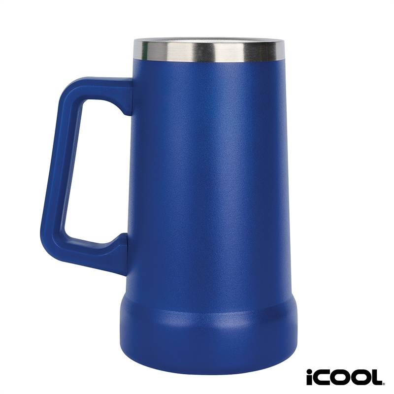 iCOOL® Breckenridge 24 oz. Double Wall Stainless Steel Beer Stein 27