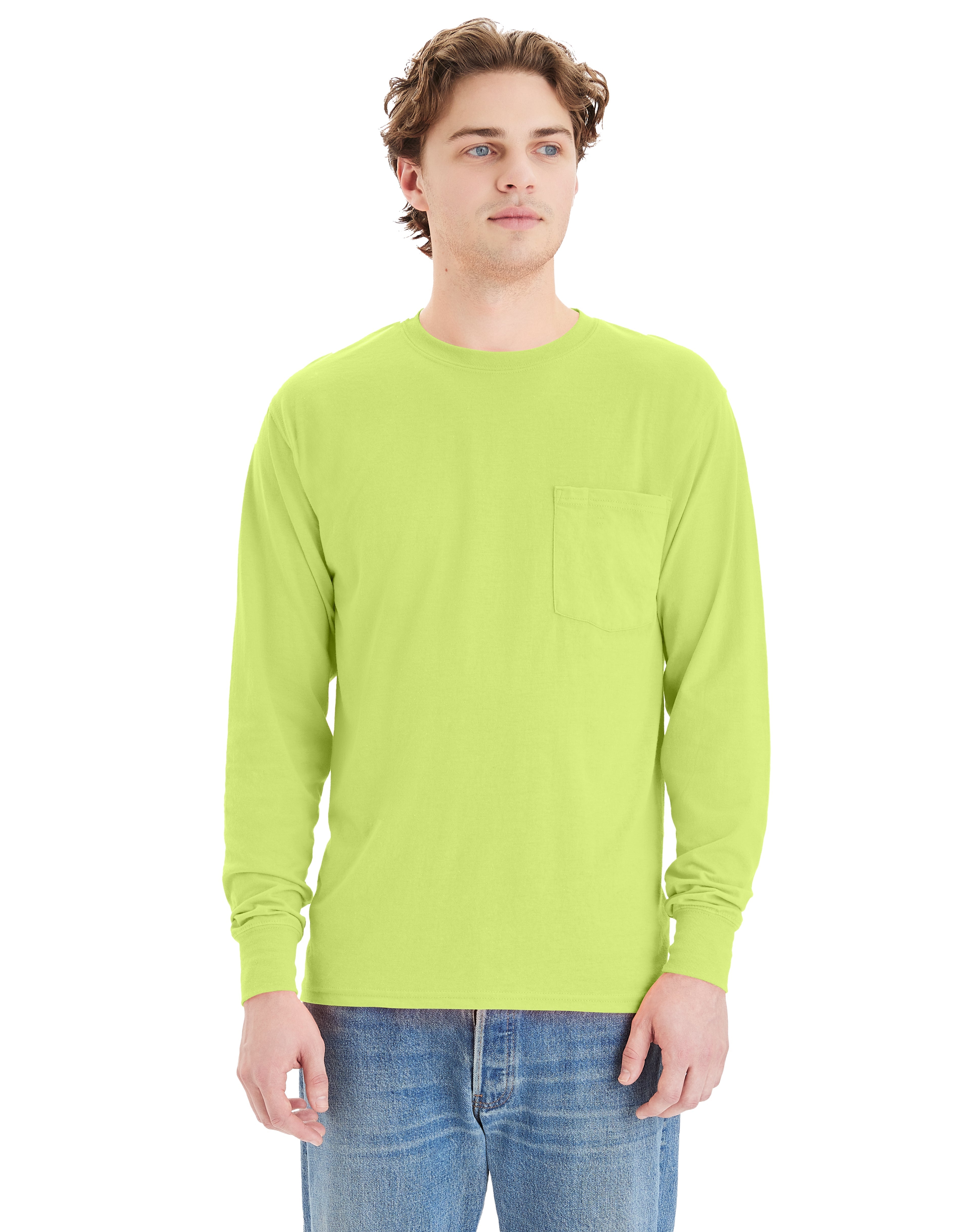 Hanes Workwear Long-Sleeve Pocket T-Shirt 3