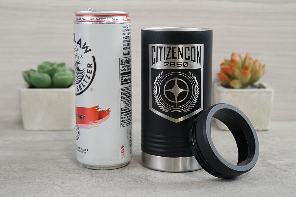 Insulated Slim Metal Beverage Holder 4