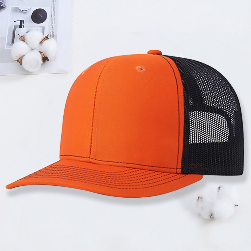 Custom Cotton Trucker Sports Sunshade Baseball Mesh Cap 4