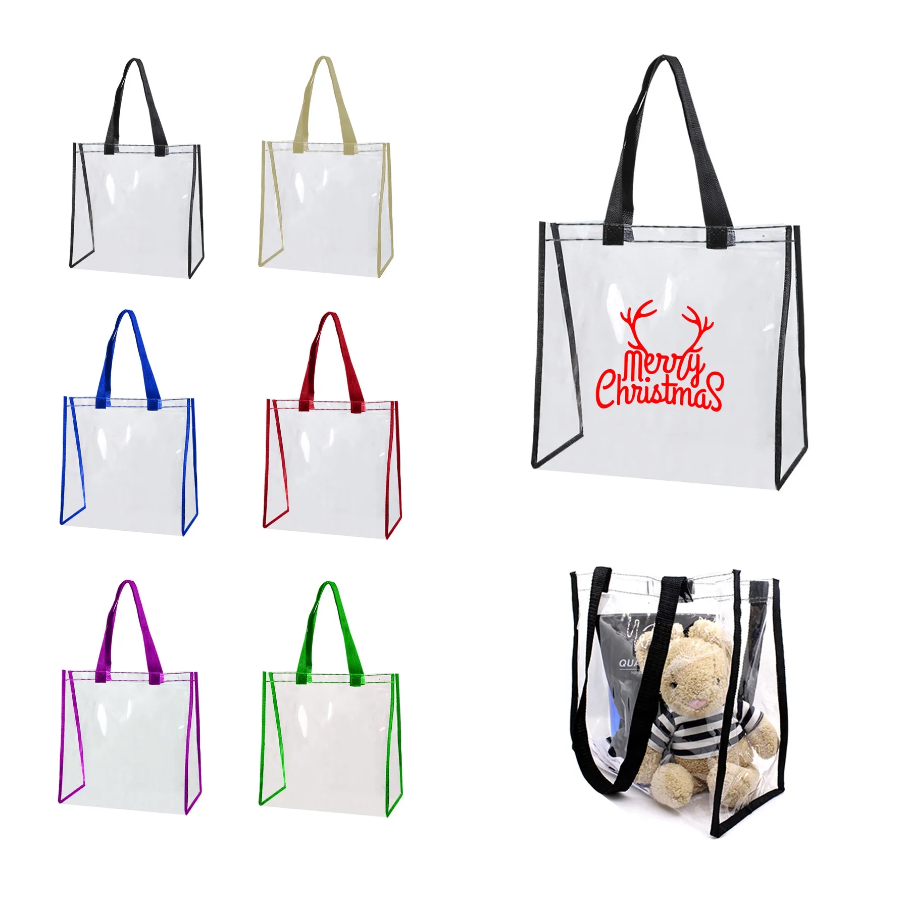 Clear Shopping Tote Bag 2