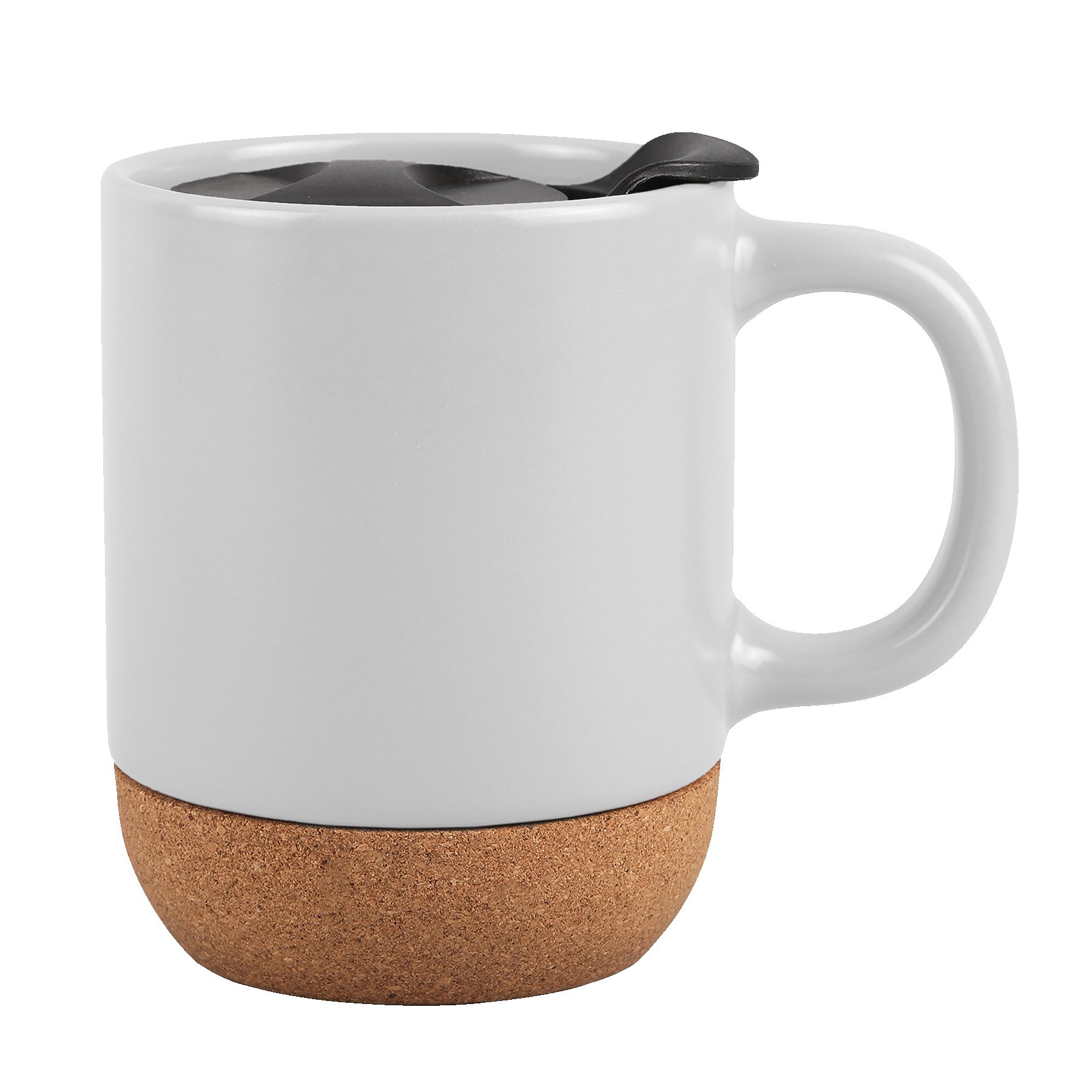 12 oz Cork Base Splash-Proof Ceramic Coffee Mug 6