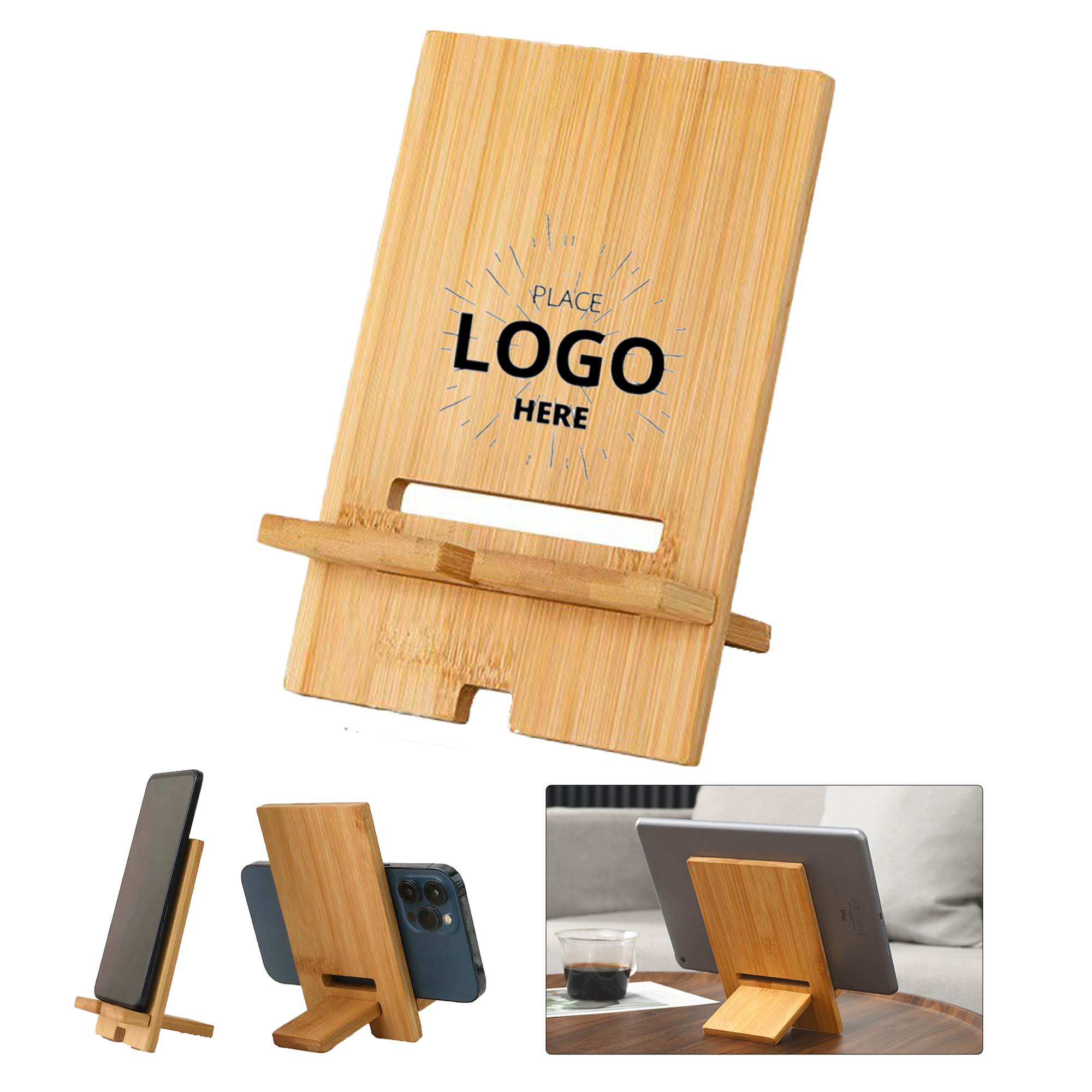 Bamboo Phone Mount 3