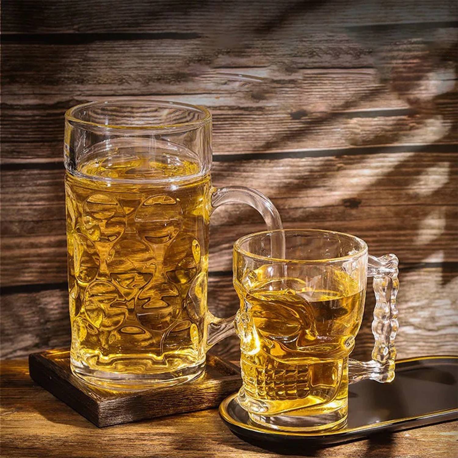 42oz Large Capacity Glass Beer Mug 3