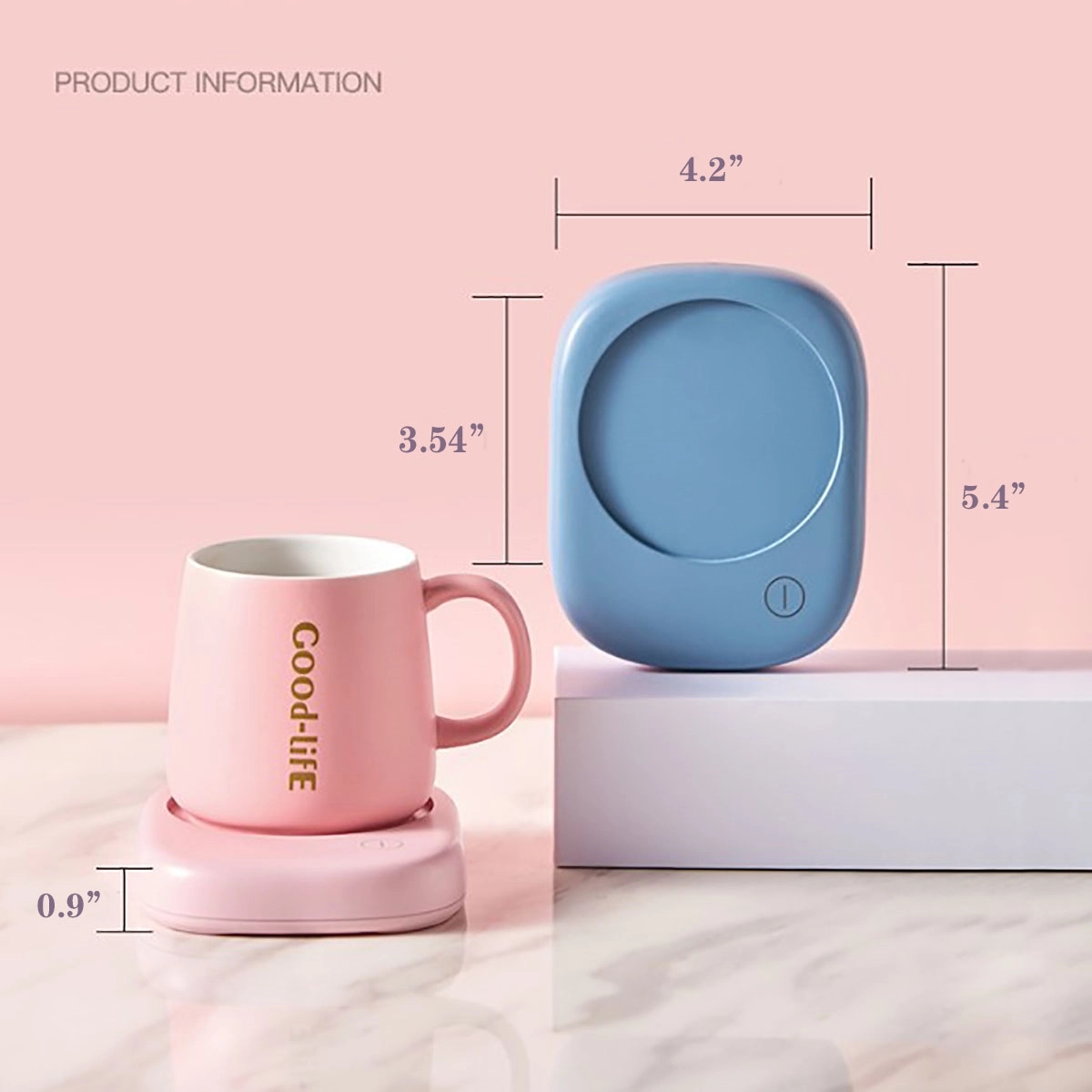 Coffee Mug Warmer Auto Shut Off 3 Temperature 3