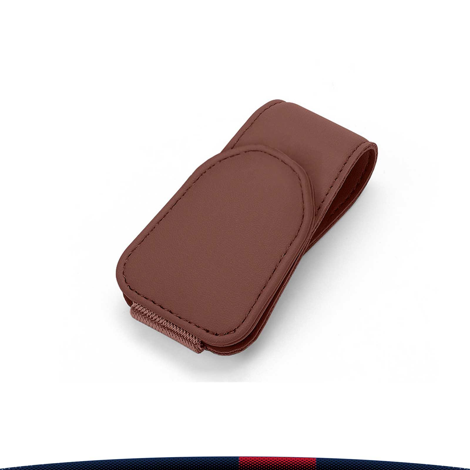 Jasa PU Leather Car Eyeglasses Clip 1