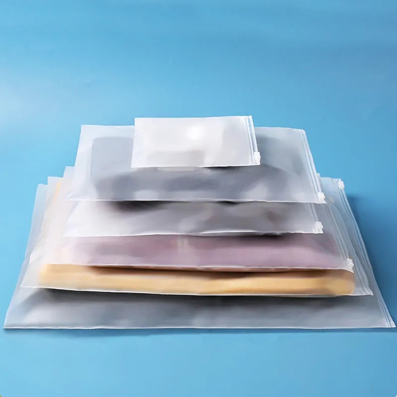 PE frosted zipper bag 4