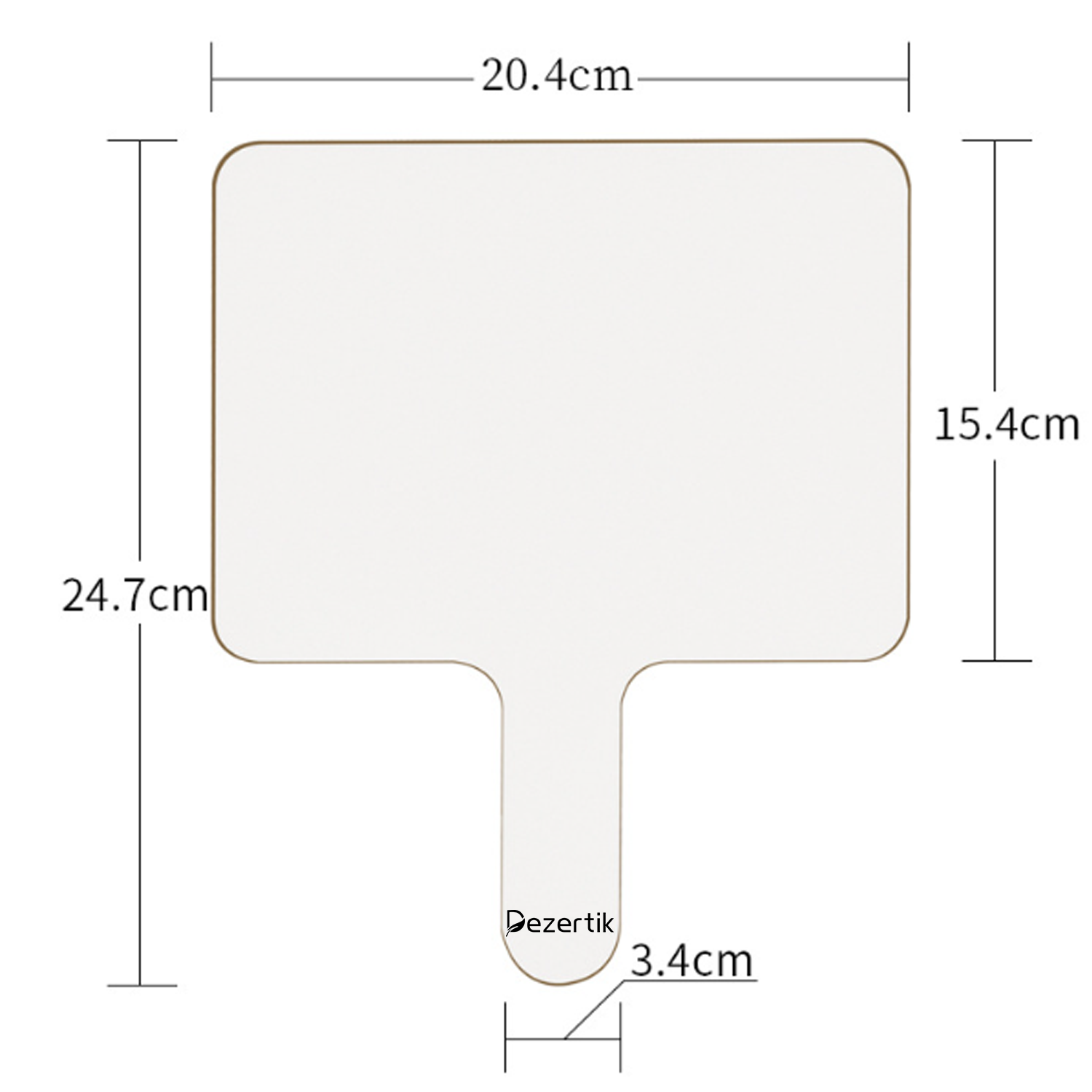 Handheld Classroom Double-Sided Writing Whiteboard 1