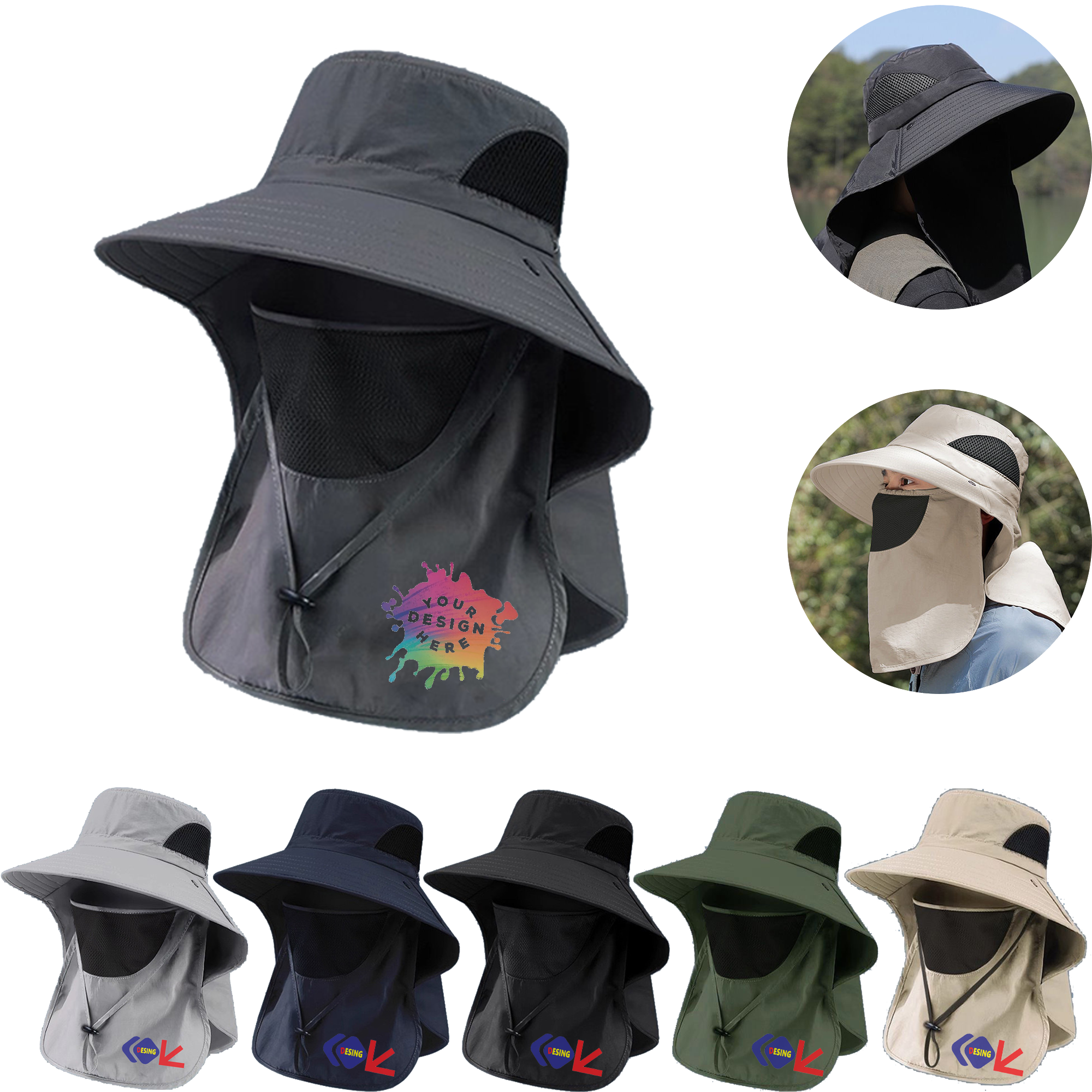 MOQ 10pcs Bucket Hats 2