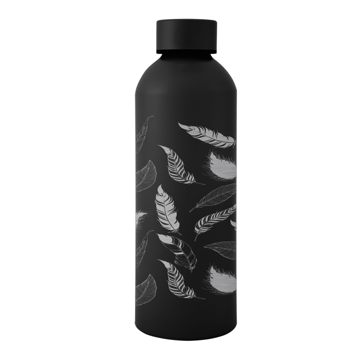 25 Oz. Full Laser Blaire Recycled Aluminum Bottle, custom water bottle with logo imprint 8