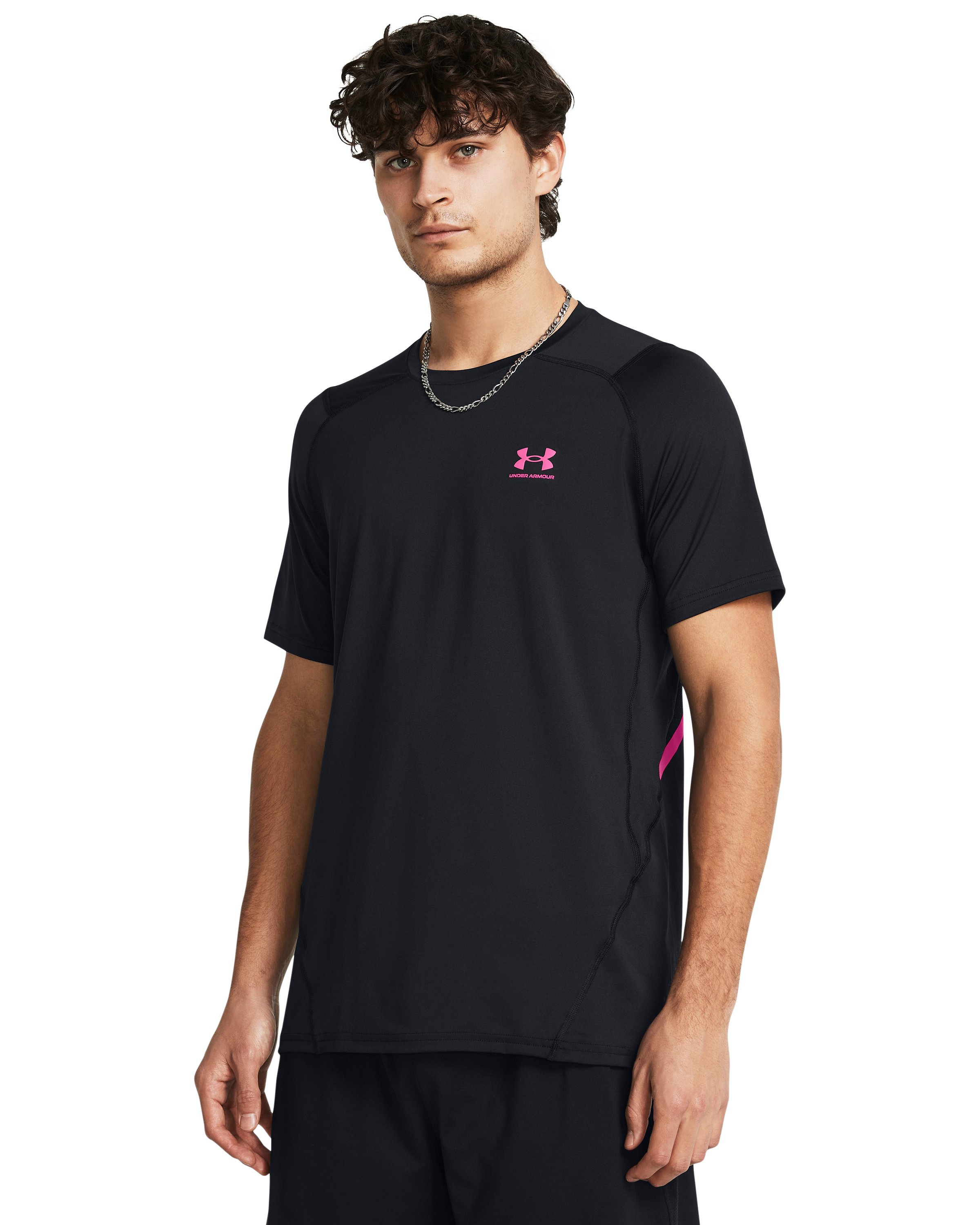 HeatGear Fitted Graphic Men's Short Sleeve 4