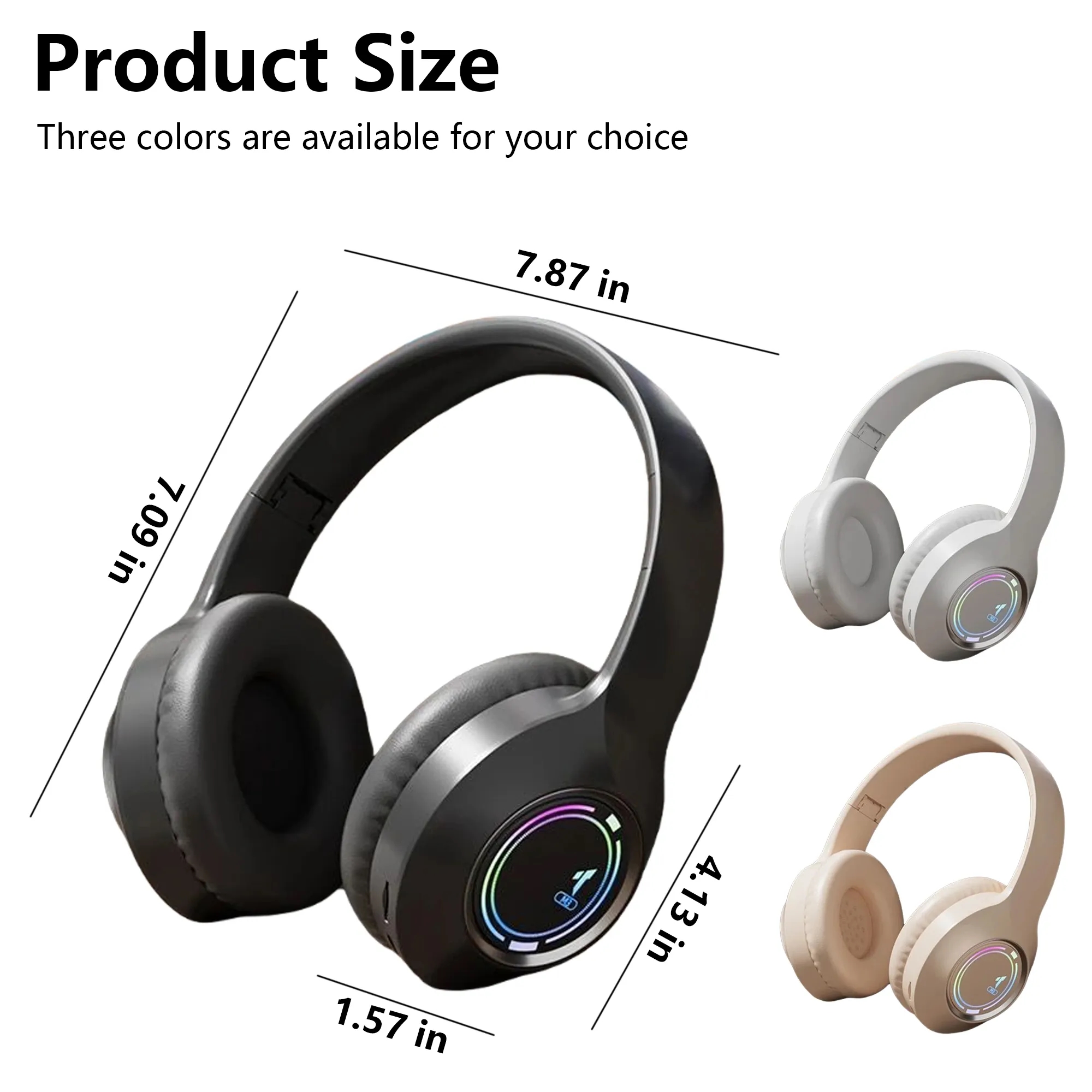 Foldable Wireless Over Ear Headphones 5