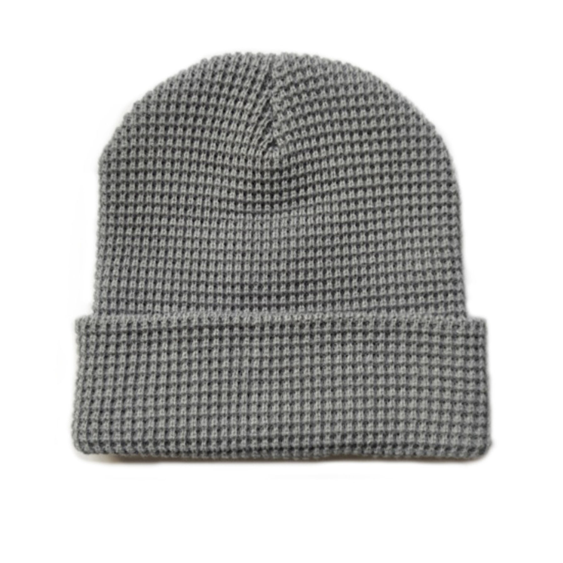 Solid Color Waffle Knit Hat 2