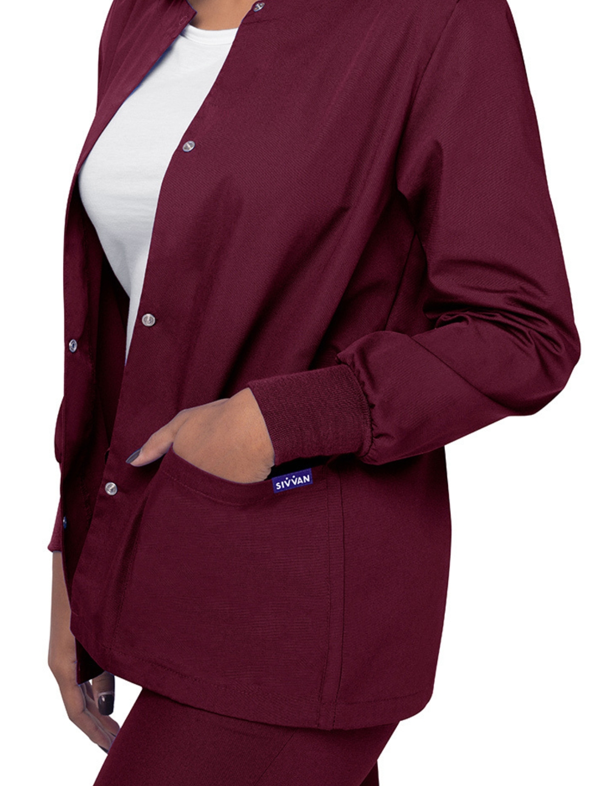Adar - Sivvan - Women's Warm-Up Snap Close Jacket 34